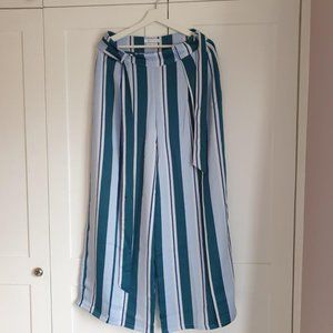 Womens Blue and Green Trousers